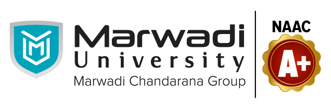 Marwadi University Logo (Black)